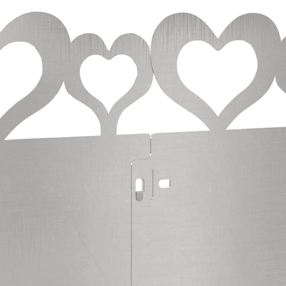 Rasenkanten 20 pcs Silber 103 x 0,05 x 22 cm Edelstahl