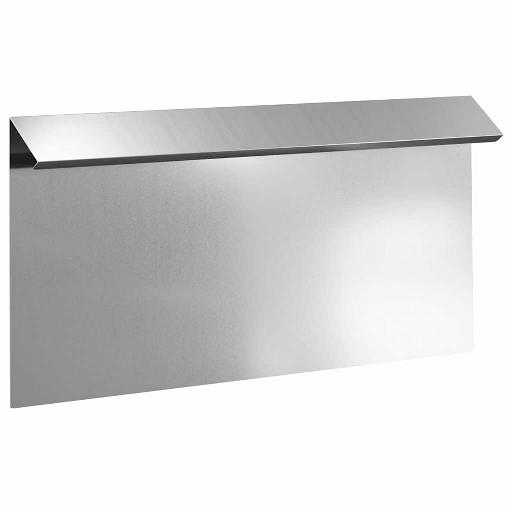 Schneckenzaun Silber 50 x 3,5 x 25 cm Verzinkter Stahl