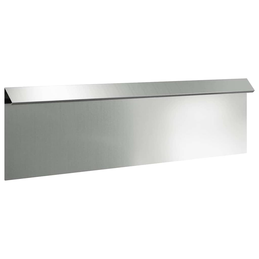 Schneckenzaun Silber 100 x 3,5 x 25 cm Verzinkter Stahl