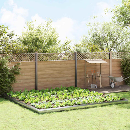 Schneckenzauns 20 pcs Silber Verzinkter Stahl