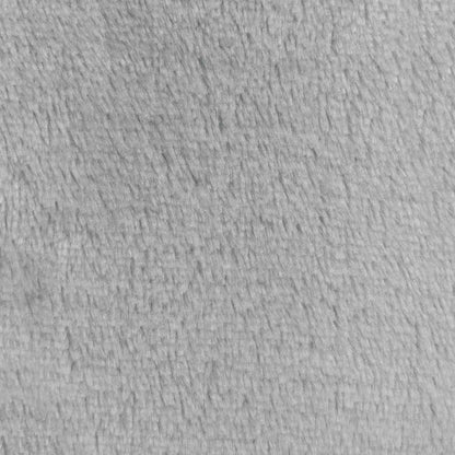 Überwurfdecke Grau 130 x 150 cm Fleece