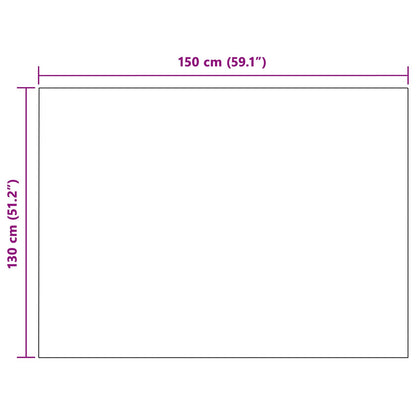 Überwurfdecke Grau 130 x 150 cm Fleece