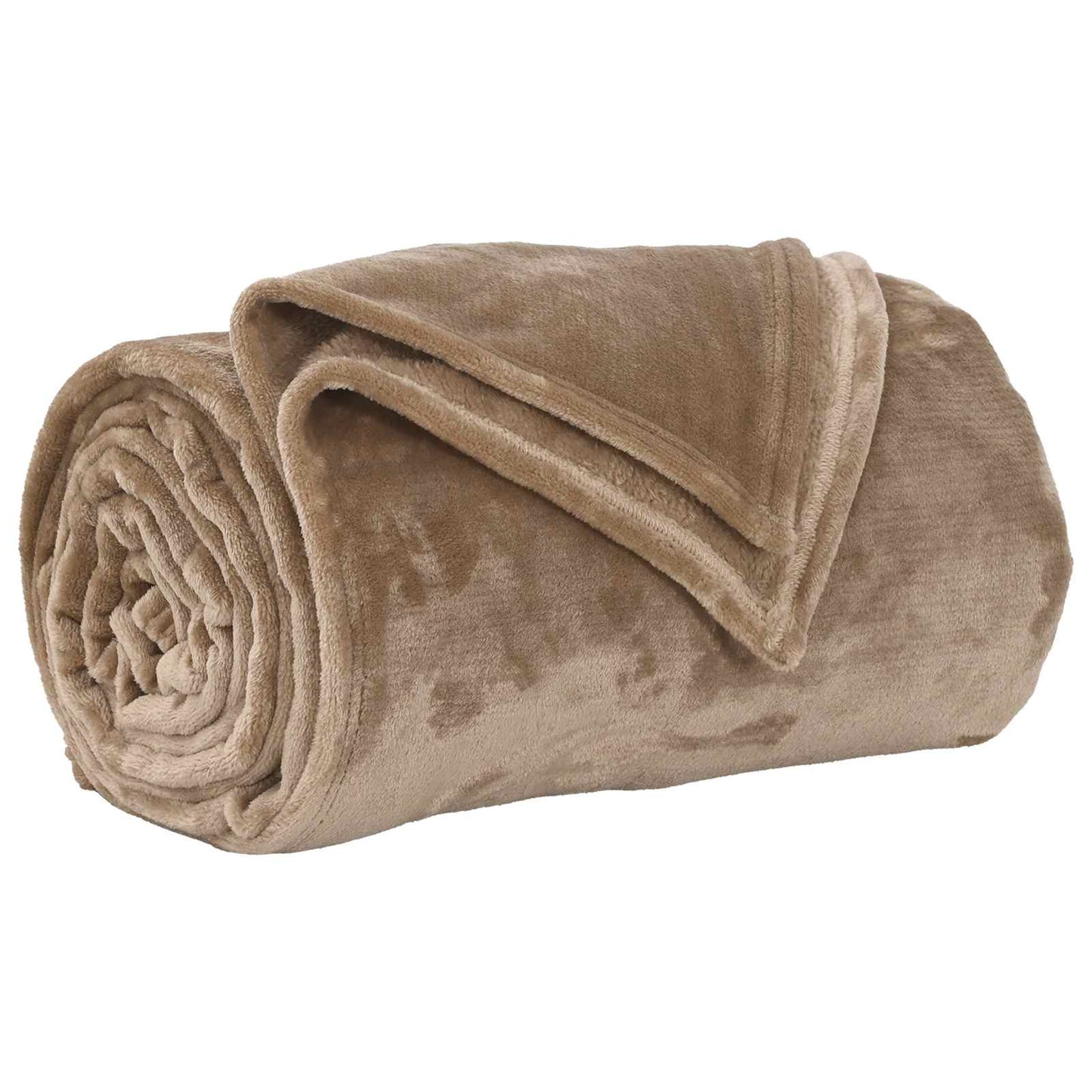 Wohndecken 6 pcs Kamel 220 x 240 cm Fleece