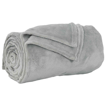 Wohndecken 6 pcs Grau 220 x 240 cm Fleece