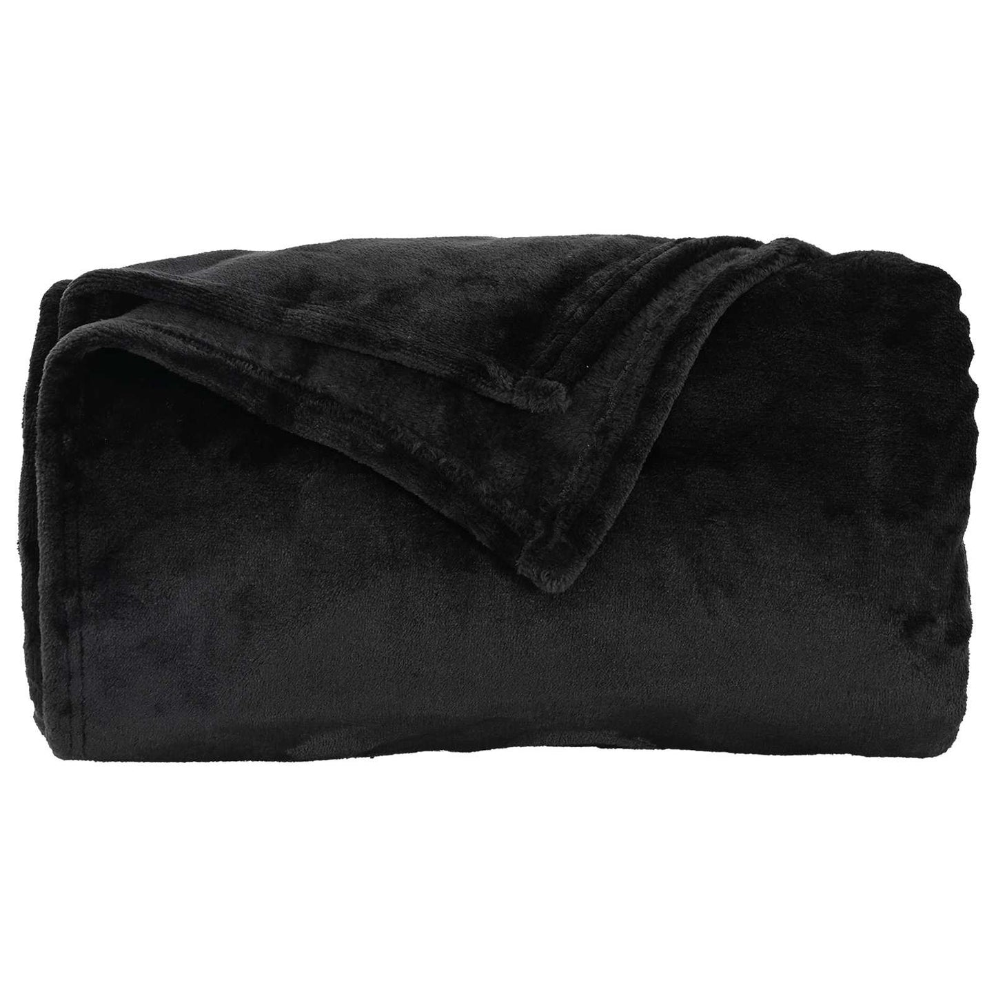 Wohndecken 6 pcs Schwarz 130 x 150 cm Fleece