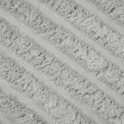 Überwurfdecke Grau 150 x 130 cm Fleece