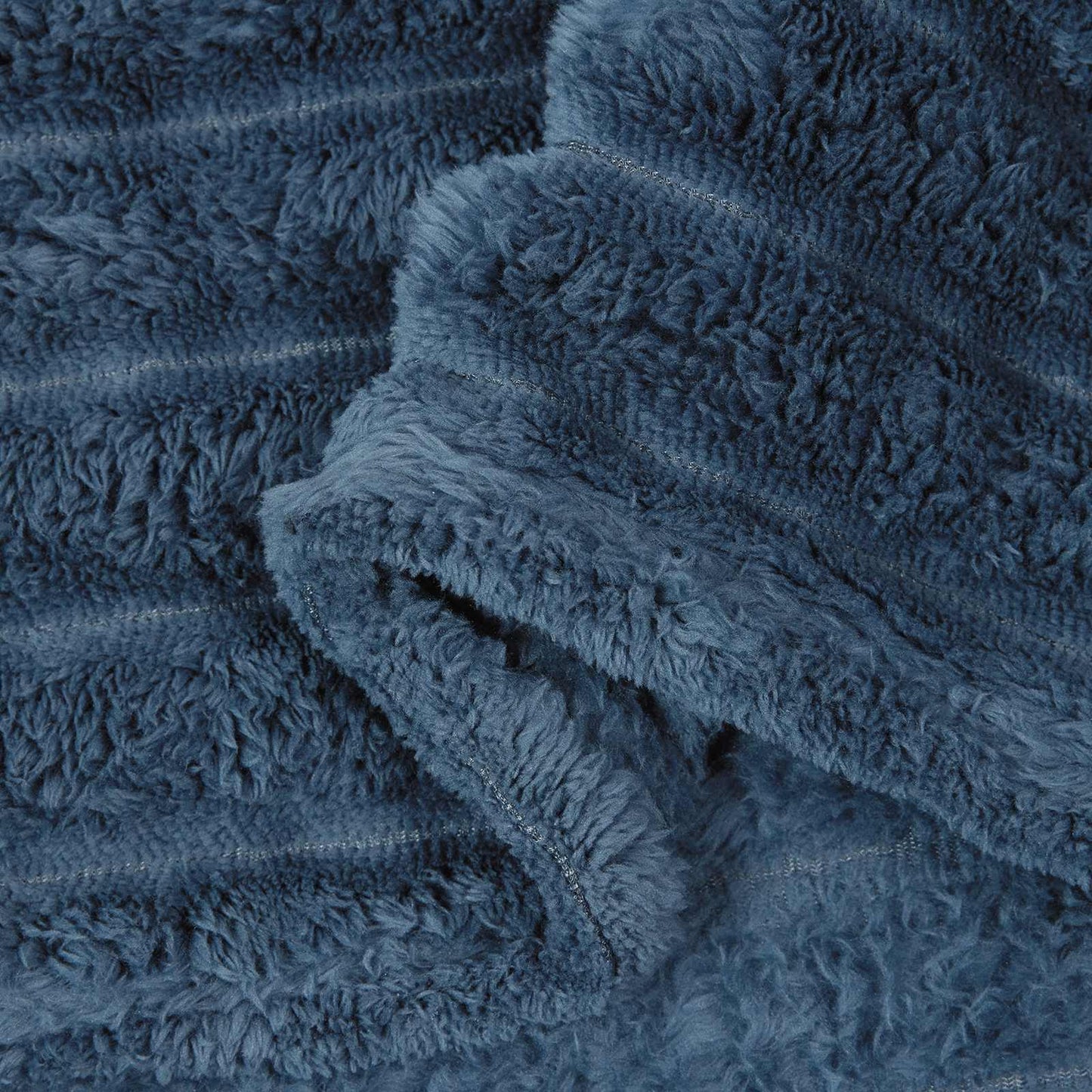 Überwurfdecke Marineblau 200 x 150 cm Fleece