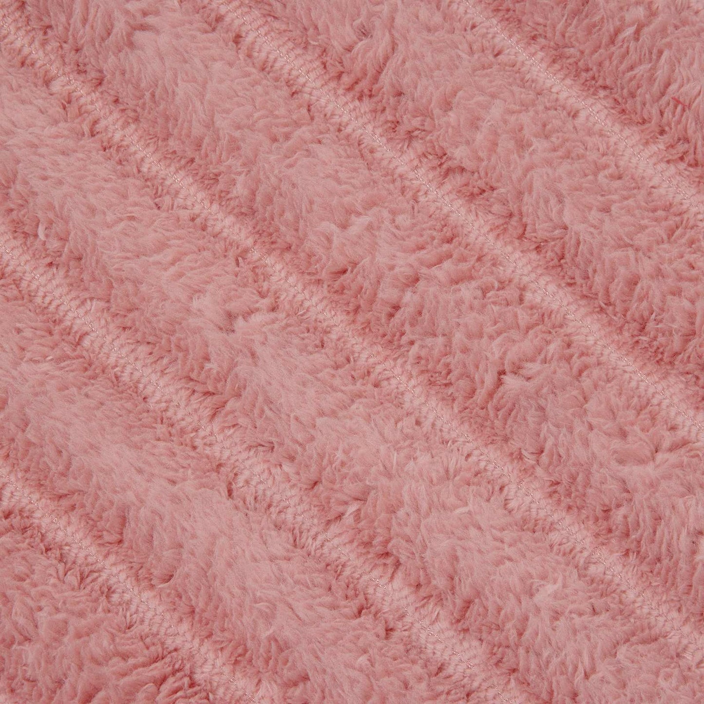 Überwurfdecke Rosa 270 x 240 cm Fleece