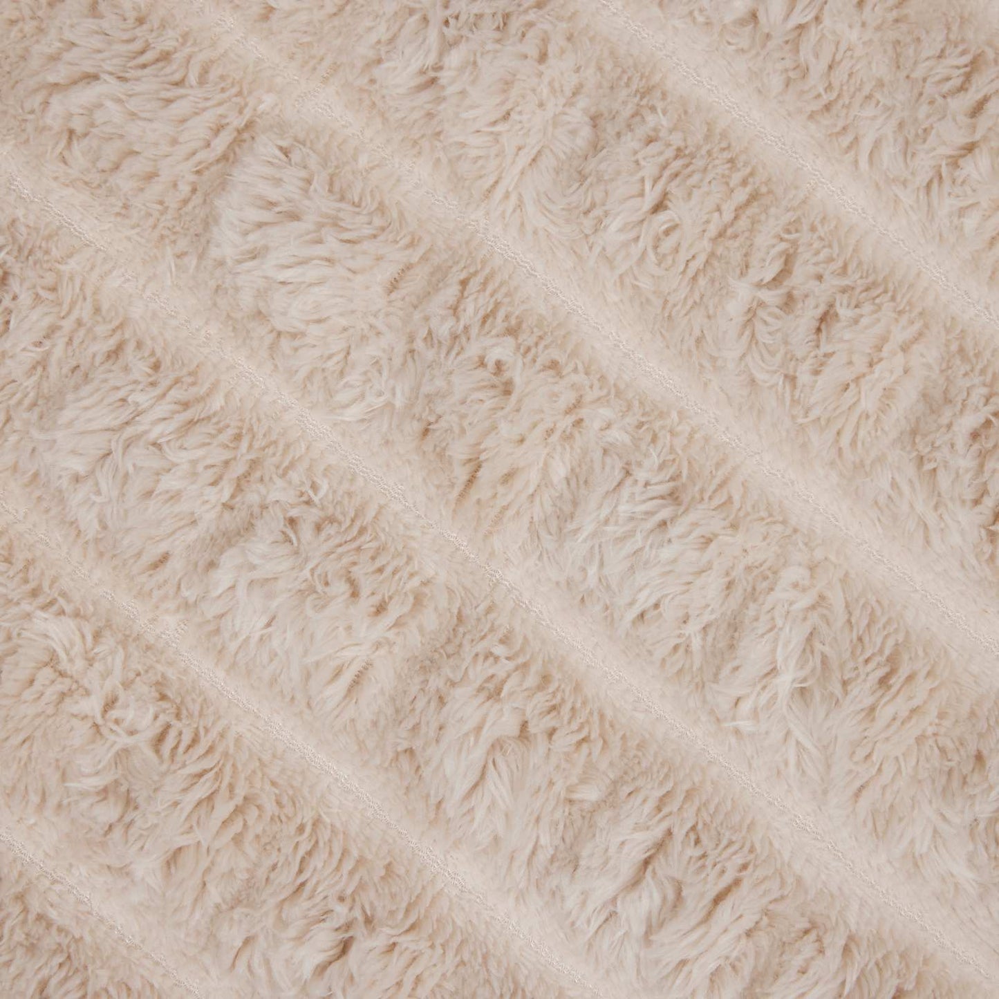 Überwurfdecke Beige 270 x 240 cm Fleece