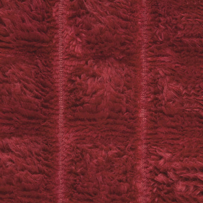 Überwurfdecke Bordeauxrot 270 x 240 cm Fleece
