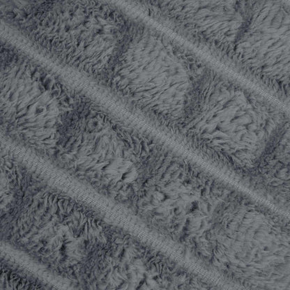 Wohndecken 6 pcs Dunkelgrau 150 x 130 cm Fleece