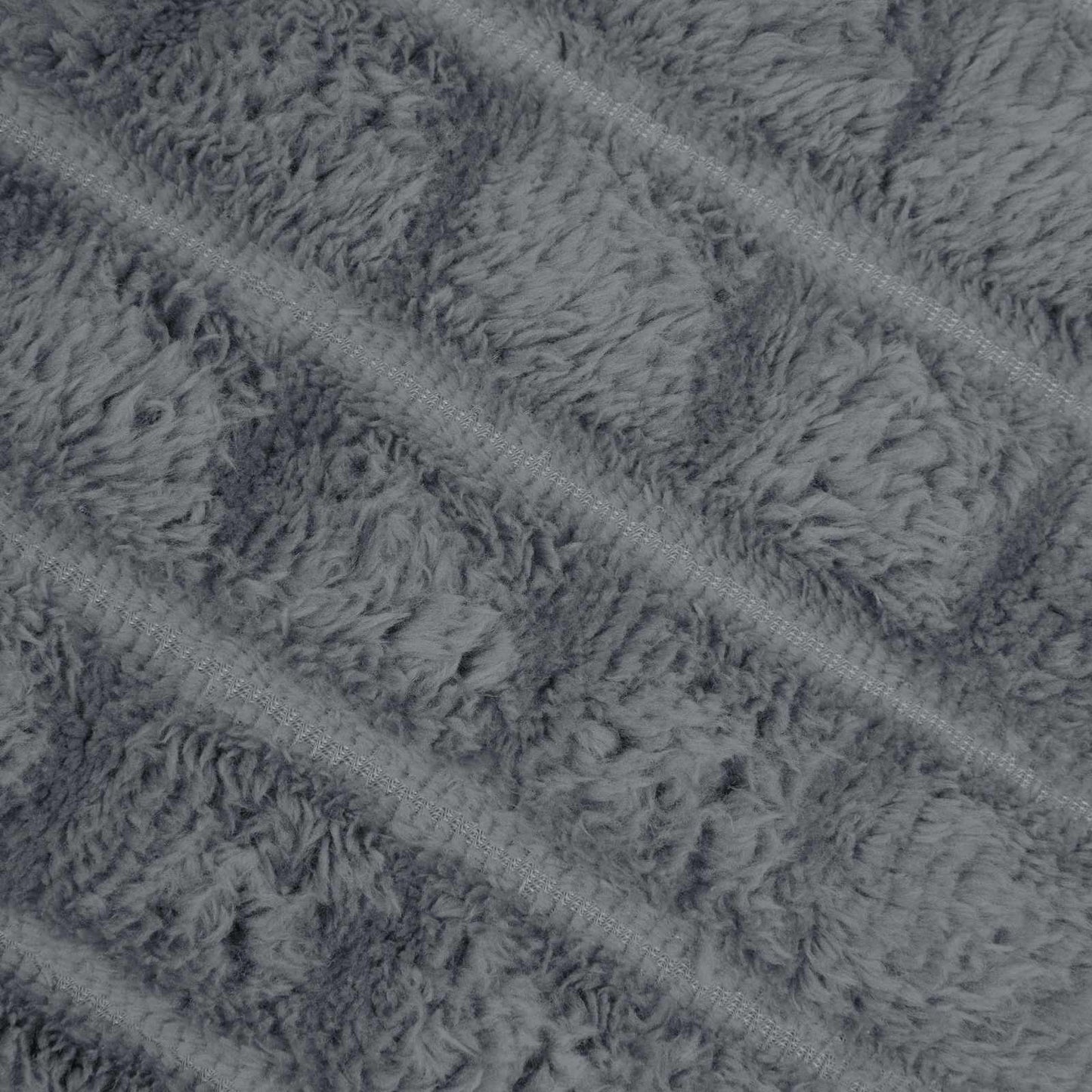 Wohndecken 6 pcs Dunkelgrau 270 x 240 cm Fleece