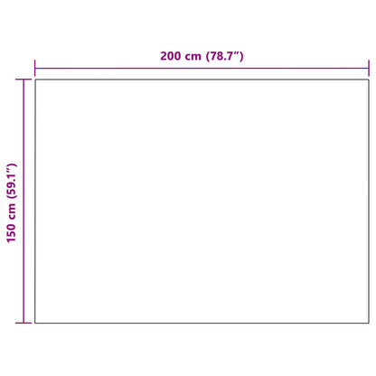 Überwurfdecke Beige 150 x 200 cm Fleece