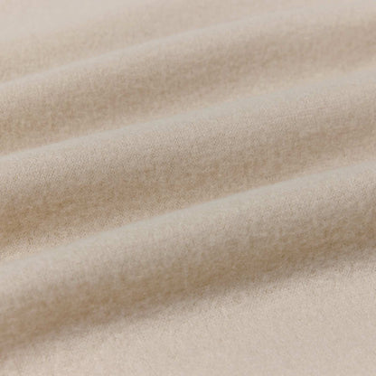 Überwurfdecke Beige 200 x 150 cm Fleece