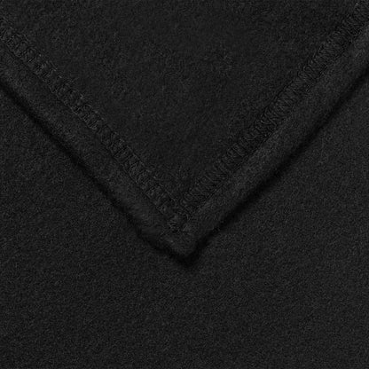 Überwurfdecke Schwarz 200 x 150 cm Fleece