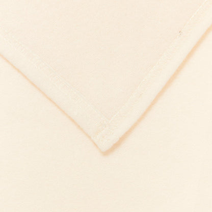 Überwurfdecke Creme 240 x 220 cm Fleece
