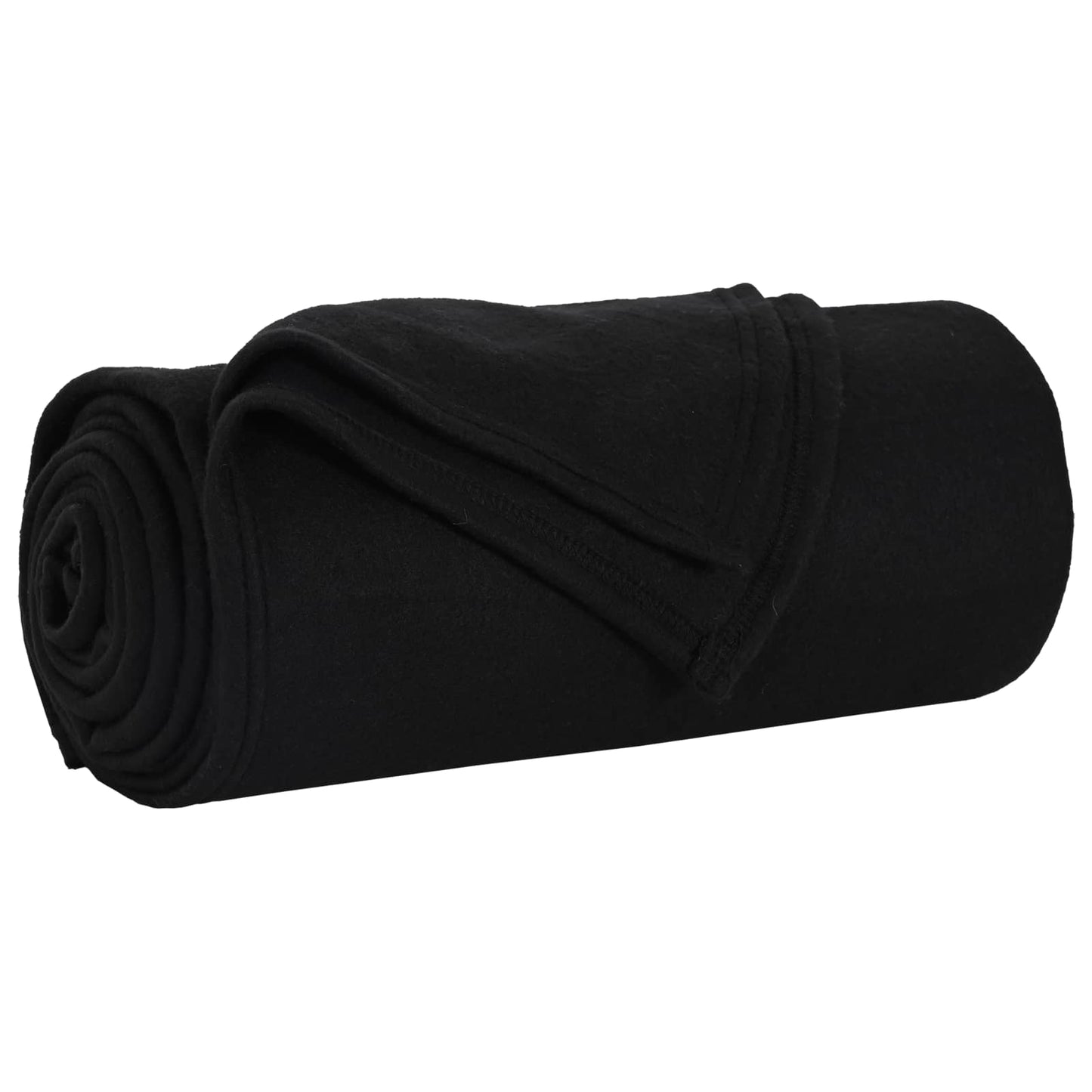 Wohndecken 6 pcs Schwarz 270 x 240 cm Fleece