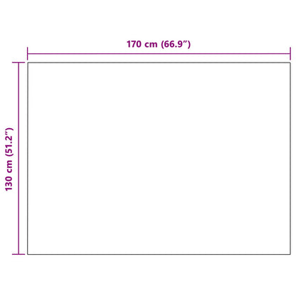 Wohndecken 24 pcs Lila 170 x 130 cm Fleece