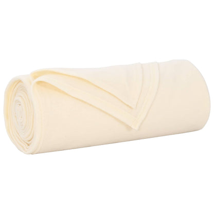 Wohndecken 6 pcs Creme 280 x 210 cm Fleece
