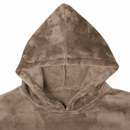 Decken-Hoodie Kamel M Flanell
