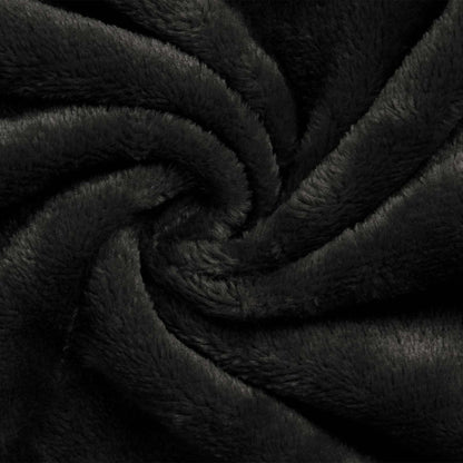 Decken-Hoodie Schwarz L Flanell