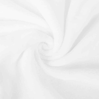 Decken-Hoodie Weiß F Flanell