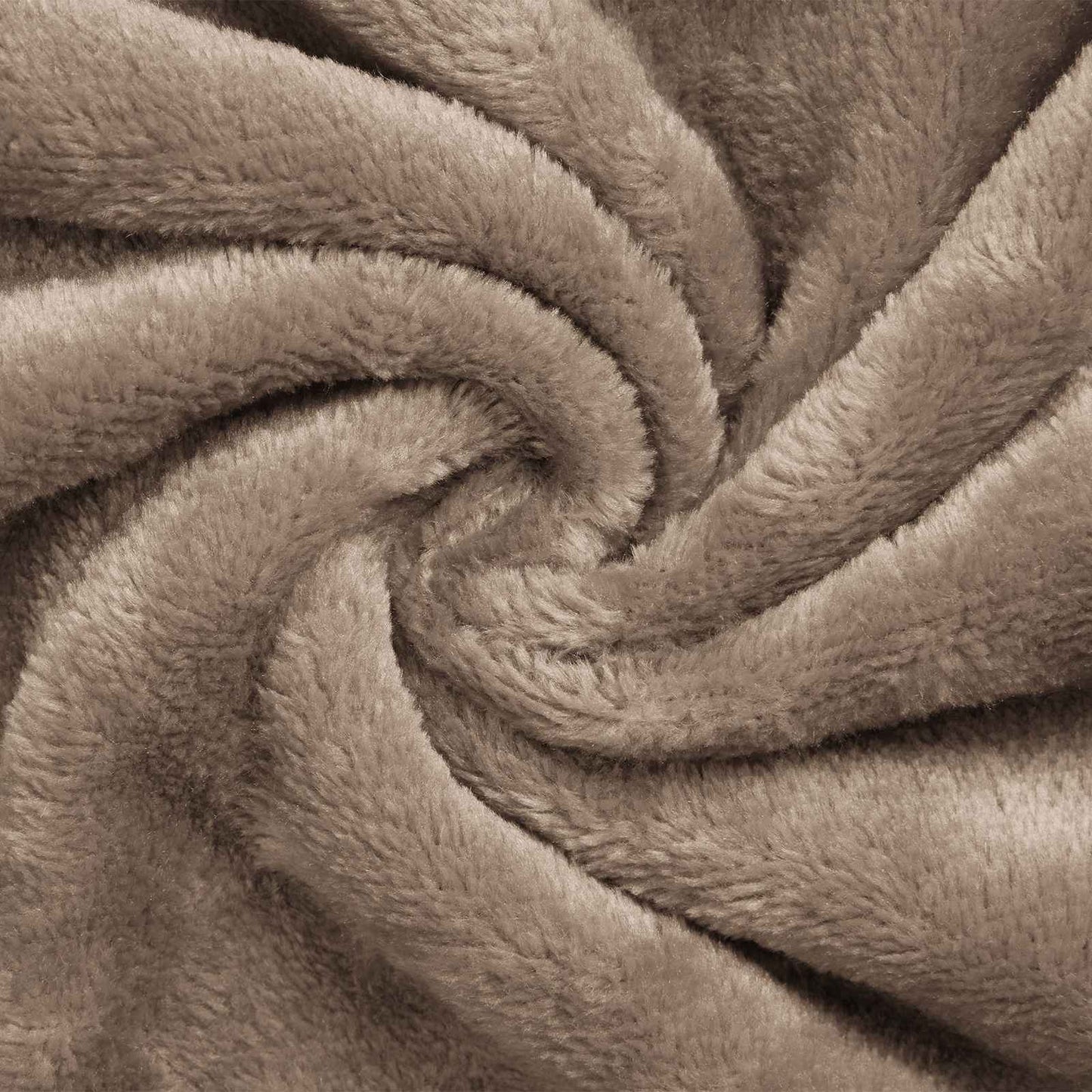 Bademantel ohne Kapuze Kamel M Flanell