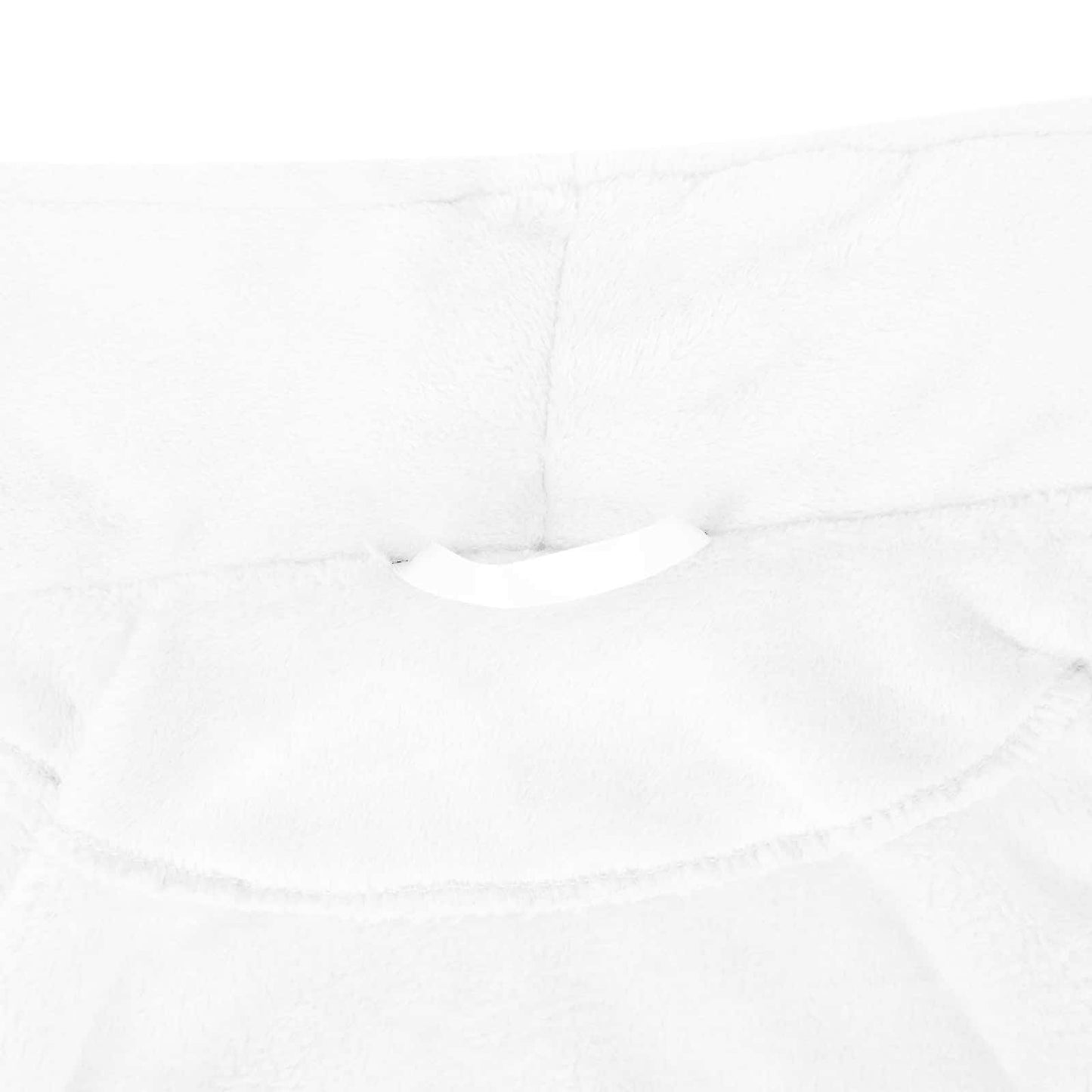 Bademantel ohne Kapuze Weiß XXL Flanell