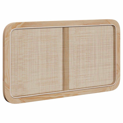 Kopfteil mit Kopfteil Natur 100 x 55 x 3 cm Rattan
