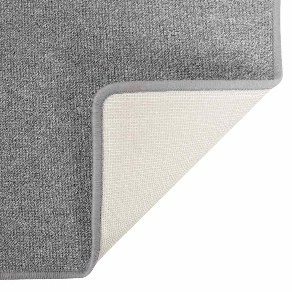 Teppichläufer Hellgrau 100 x 200 cm 100% Polypropylen