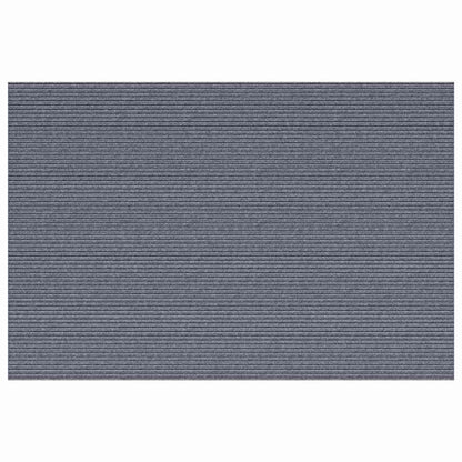 Teppichläufer Hellgrau 100 x 150 cm Stoff