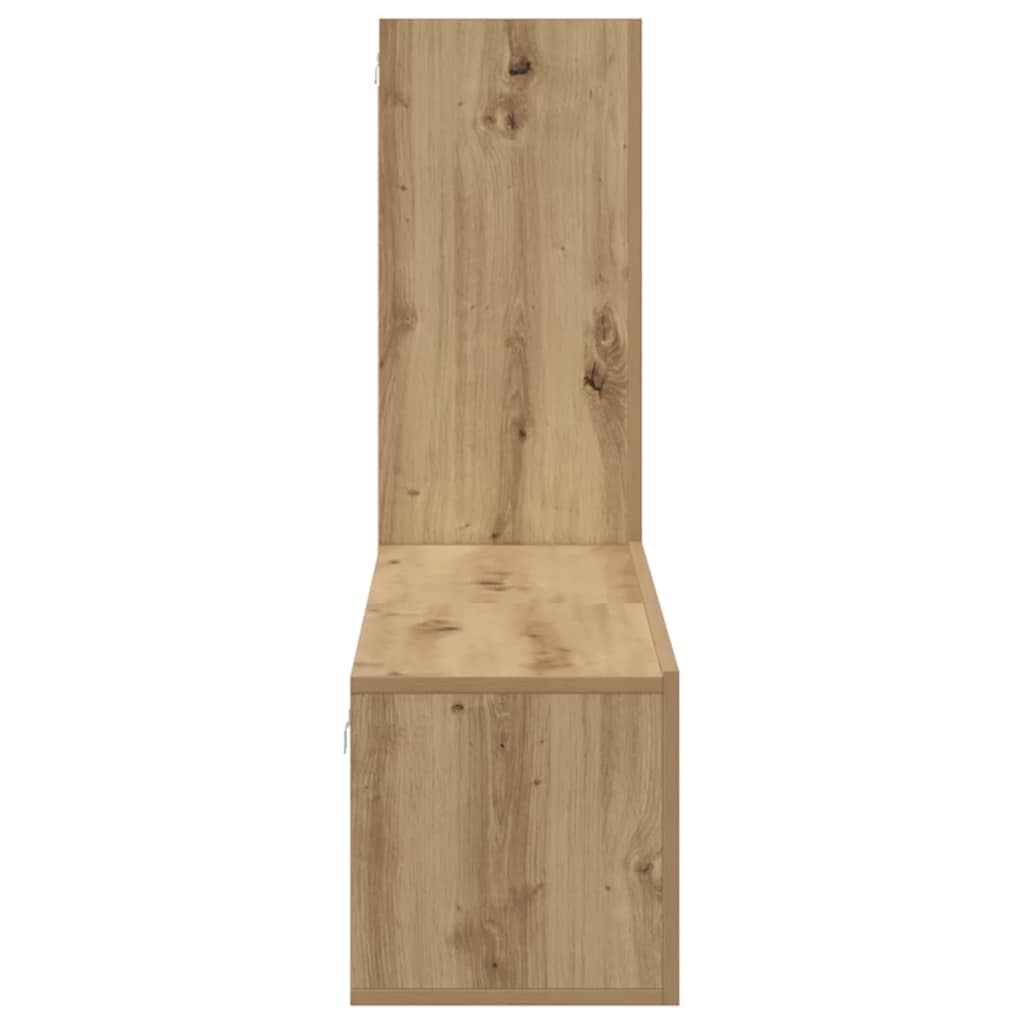 TV-Schrankset Wandmontiert 3 pcs Artisan-Eiche Holzwerkstoff