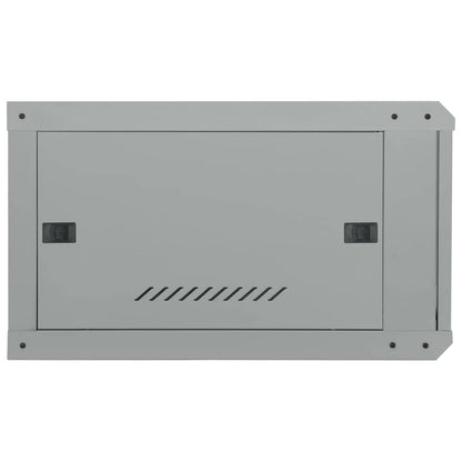 Netzwerkschrank mit Speicher Grau 60 x 60 x 35 cm Stahl