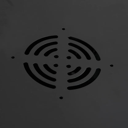 Netzwerkschrank mit Speicher Schwarz 53 x 45 x 45 cm Stahl