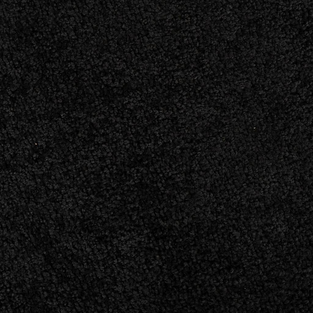 Fußmatte Schwarz 120 x 80 x 1,2 cm Teddystoff