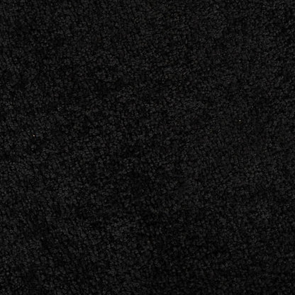 Fußmatte Schwarz 120 x 80 x 1,2 cm Teddystoff