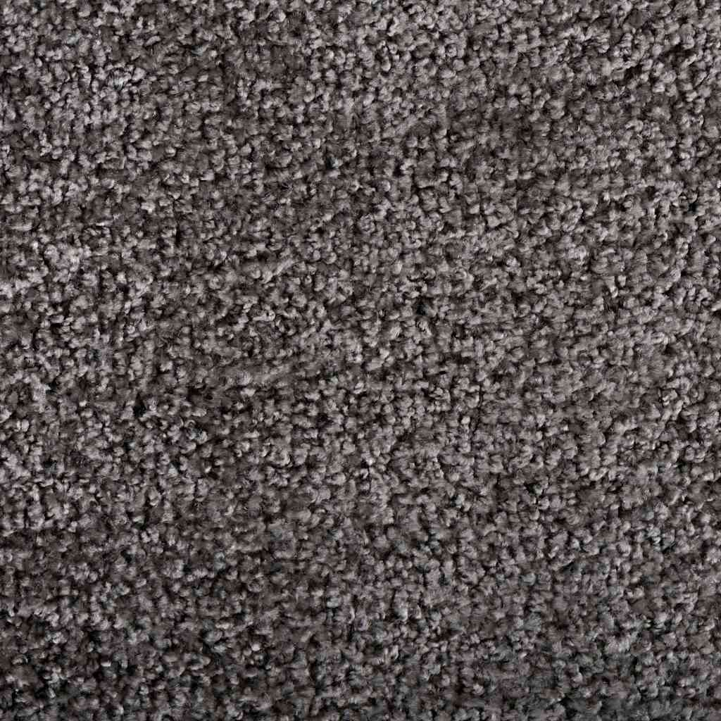 Fußmatte Hellgrau 60 x 40 x 1,2 cm Teddystoff