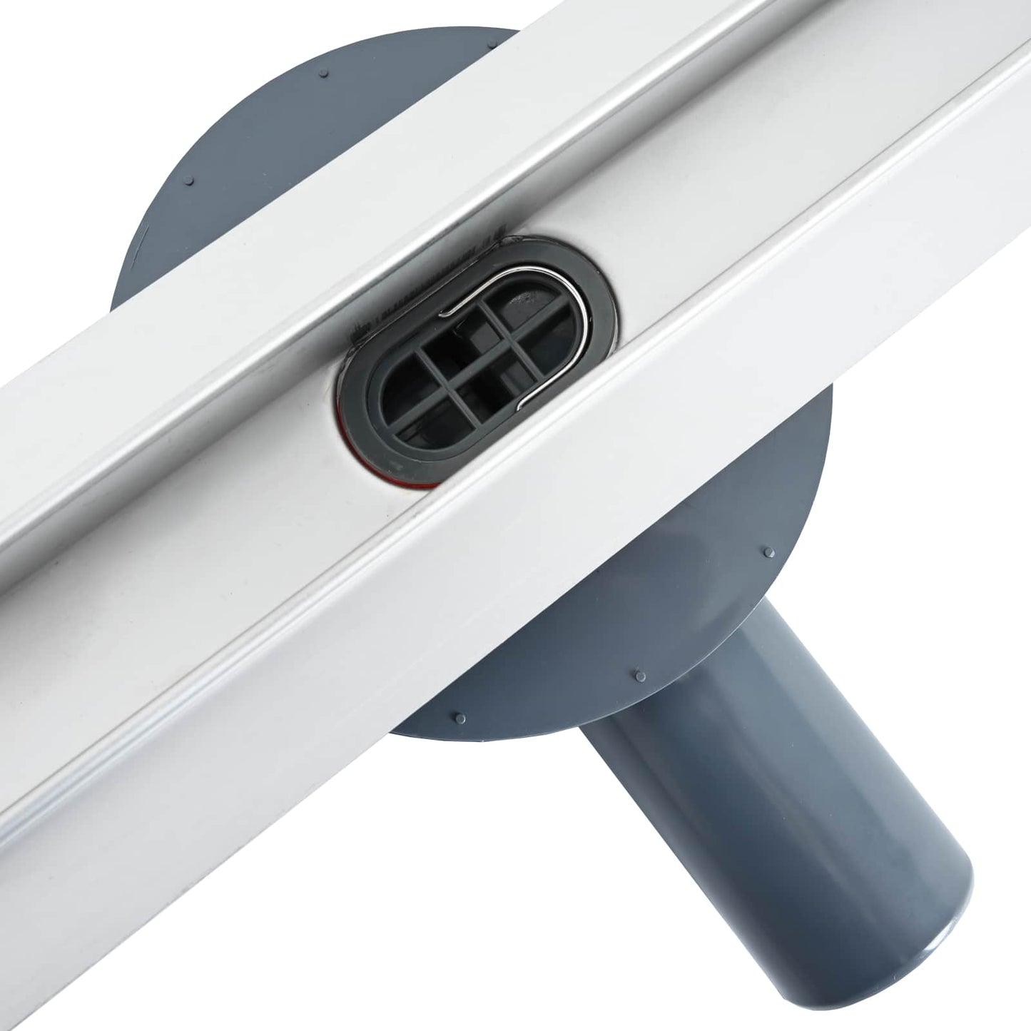 360° Duschablauf mit slim Modell Silber 60 cm Edelstahl 304