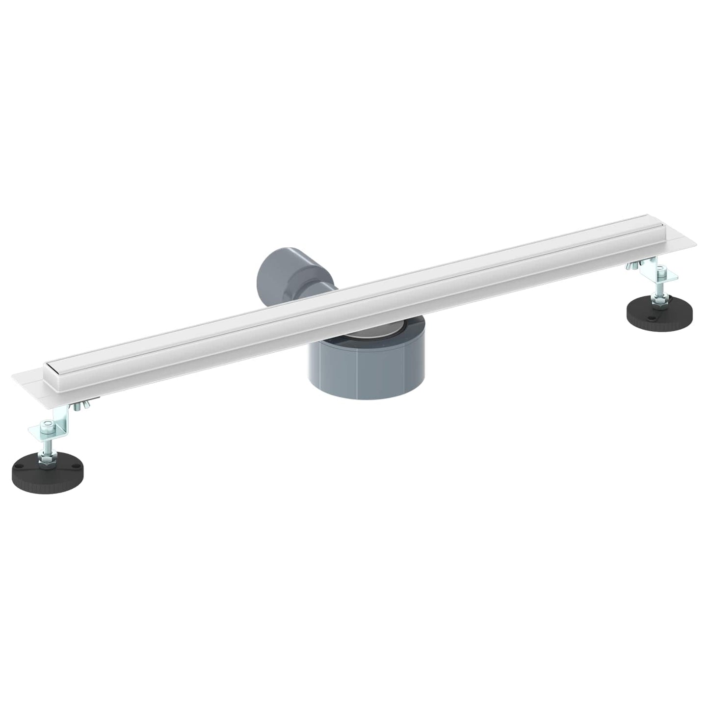 360° Duschablauf mit slim Modell Silber 60 cm Edelstahl 304