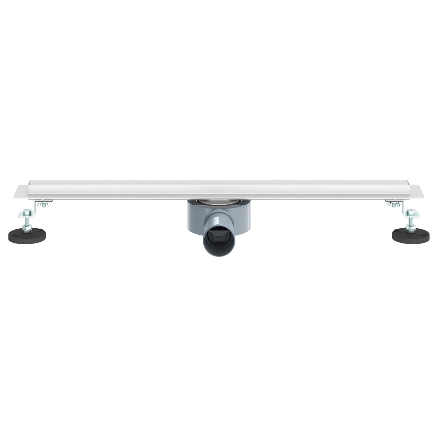 360° Duschablauf mit slim Modell Silber 60 cm Edelstahl 304
