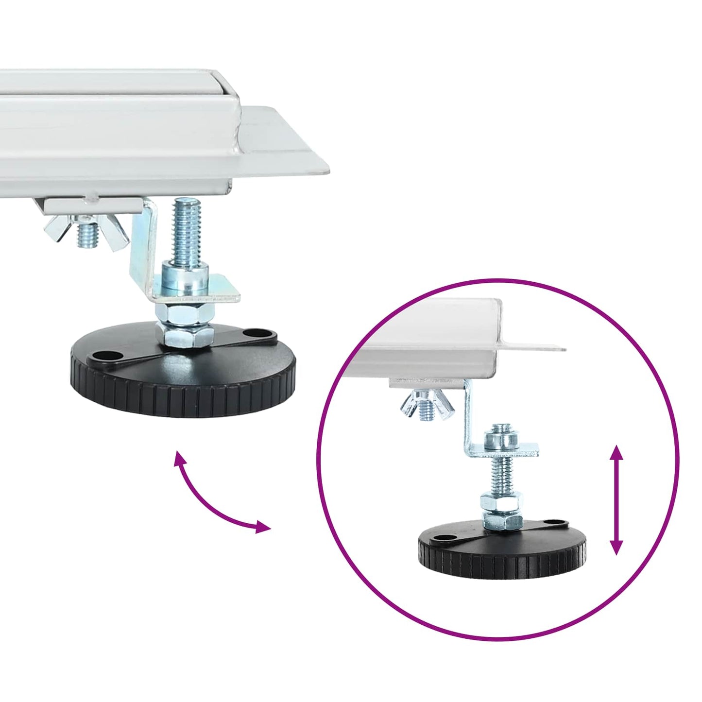 360° Duschablauf mit slim Modell Silber 60 cm Edelstahl 304