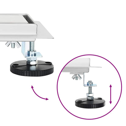 Duschablauf 2-in-1 mit 360° Siphon Silber 70 cm Edelstahl 304
