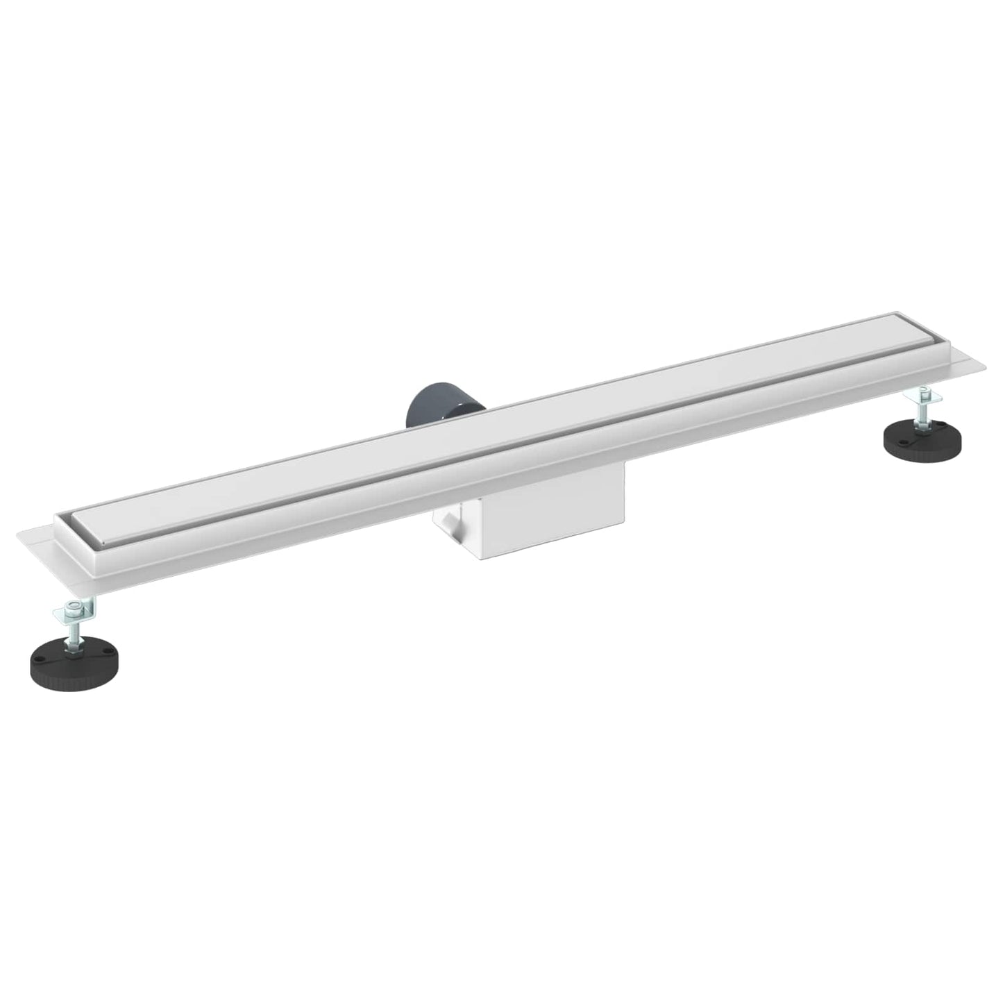 2 in 1 Duschabfluss Silber 80 cm Edelstahl 304