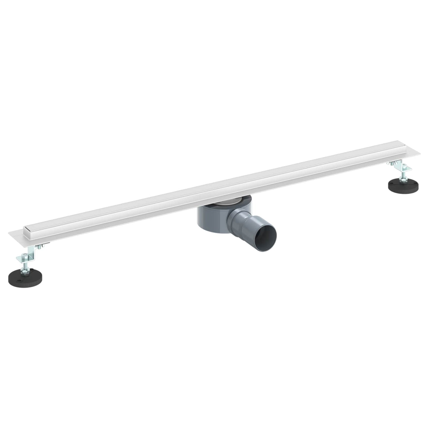 360° Duschablauf mit slim Modell Silber 80 cm Edelstahl 304