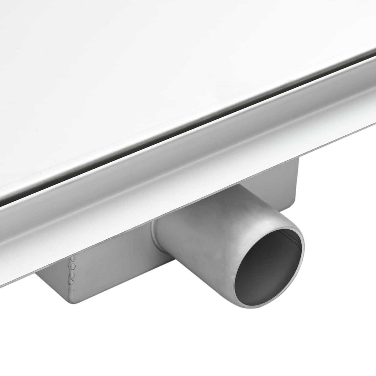 2 in 1 Dreiecks-Duschabfluss Silber 32 x 32 x 7,5 cm