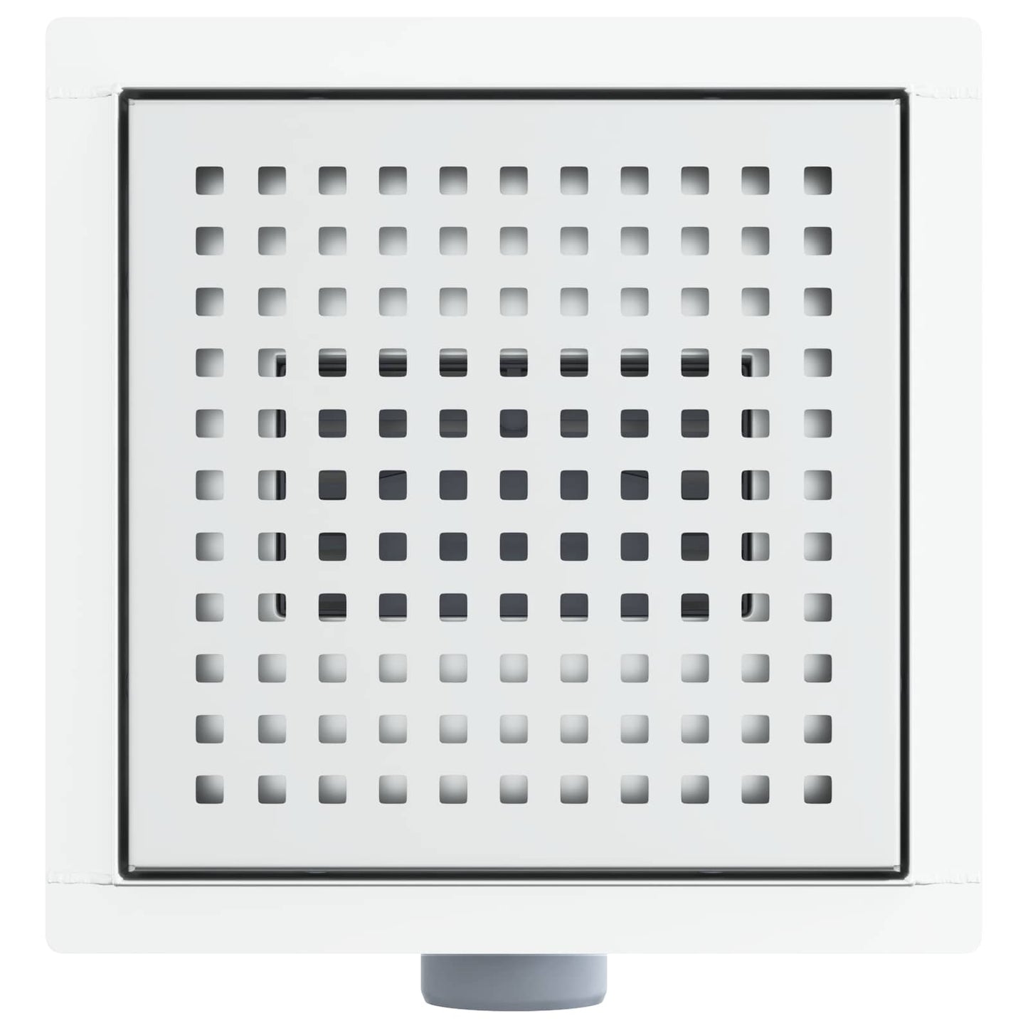 Punkt Duschablauf Silber 20 x 20 cm Edelstahl 304