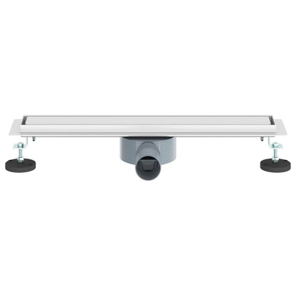 Duschablauf 2-in-1 mit 360° Siphon Silber 54 x 11 x 9,5 cm