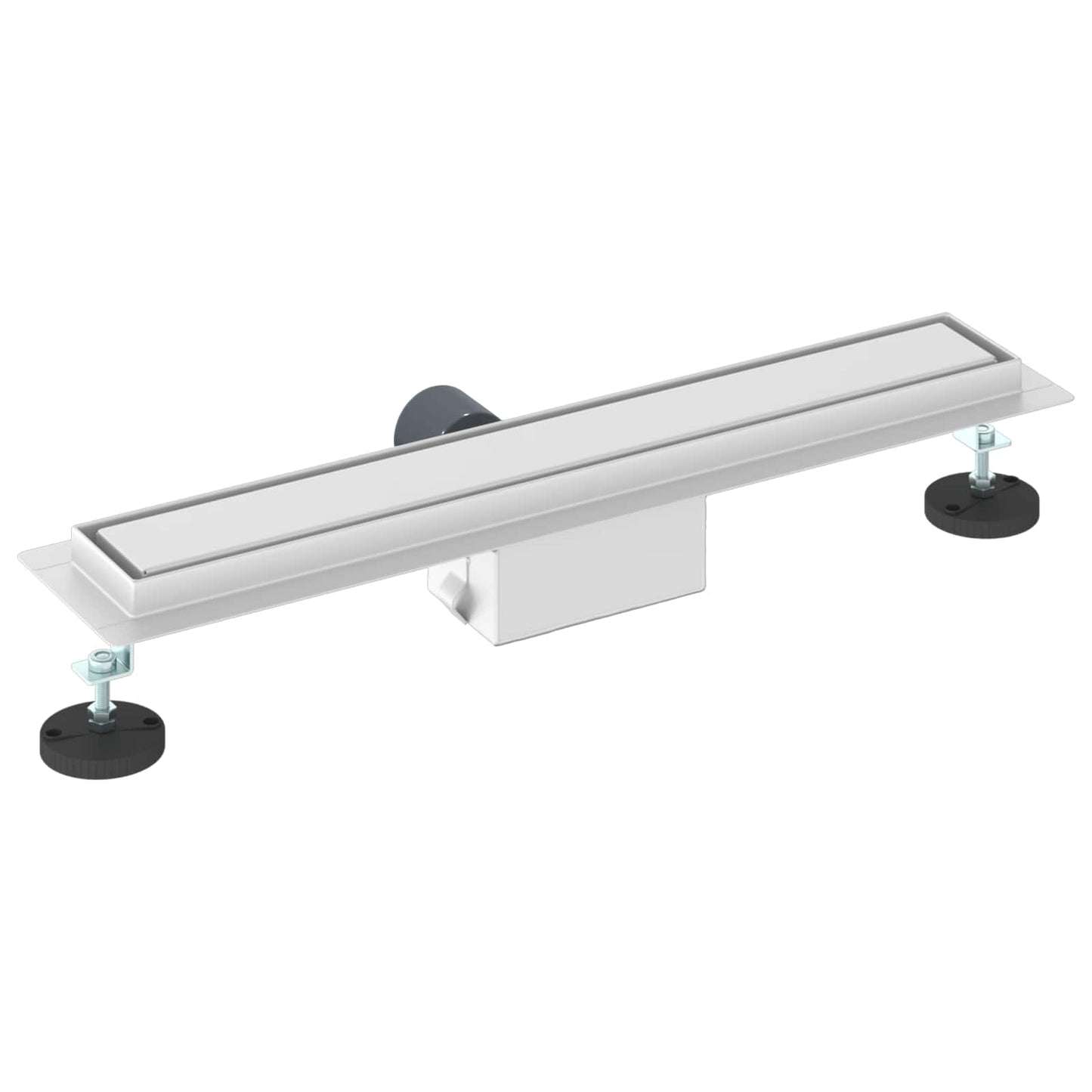 2 in 1 Duschabfluss Silber 60 cm Edelstahl 304