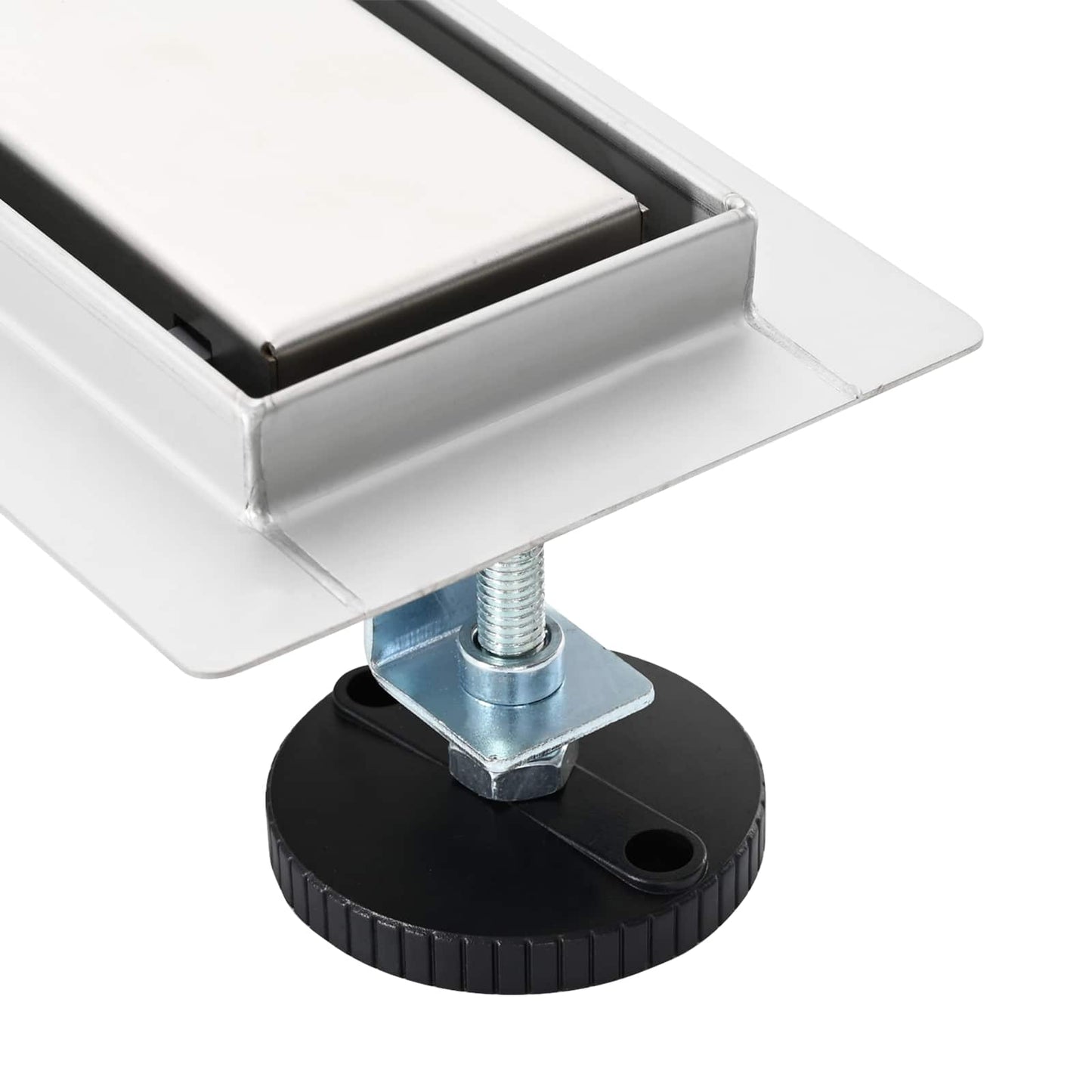 Duschablauf 2-in-1 mit 360° Siphon Silber 80 cm Edelstahl 304