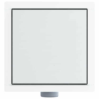 2 in 1 Duschabfluss Silber 20 x 20 cm Edelstahl 304